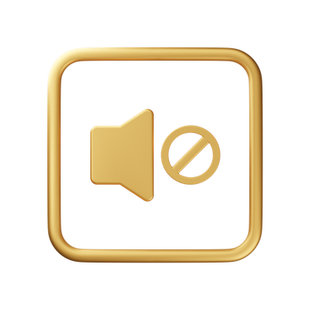 Silenciar  3D Icon