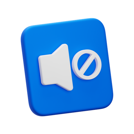 Silenciar  3D Icon