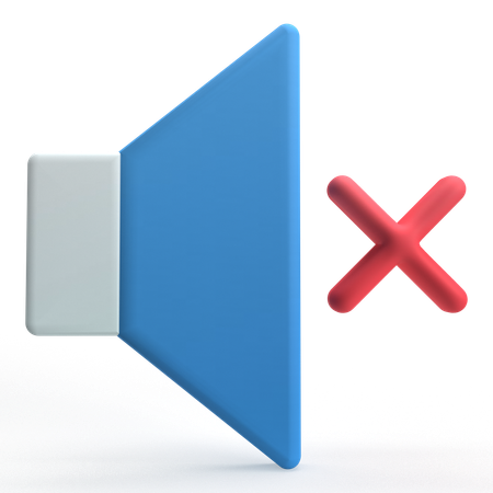 Silenciar  3D Icon