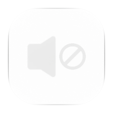 Silenciar  3D Icon