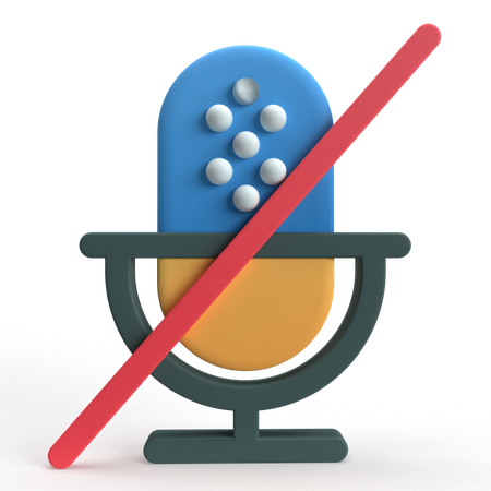 Silenciar  3D Icon