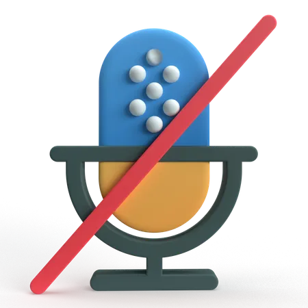 Silenciar  3D Icon