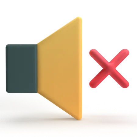 Silenciar  3D Icon