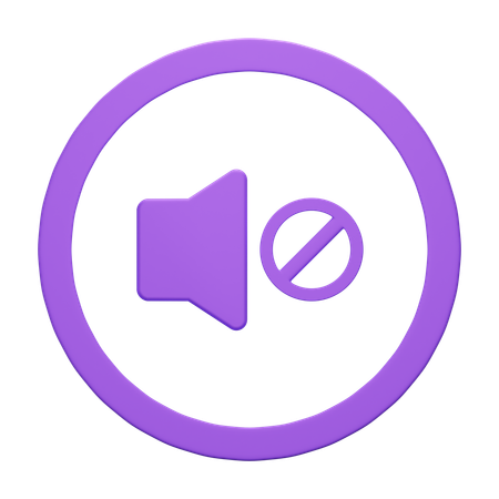 Silenciar  3D Icon