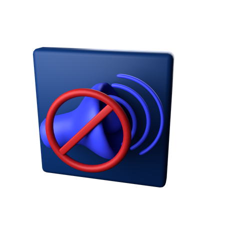 Silenciar  3D Icon