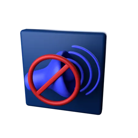 Silenciar  3D Icon