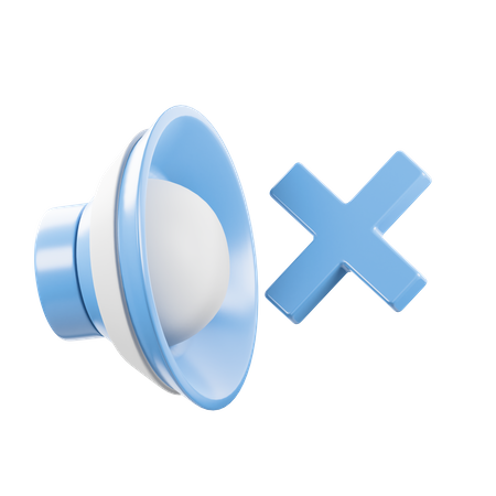 Silenciar  3D Icon