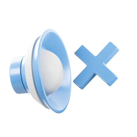 Silenciar  3D Icon