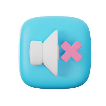 Silenciar  3D Icon