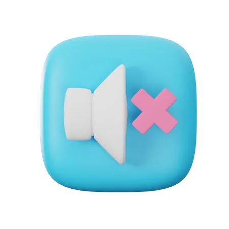 Silenciar  3D Icon