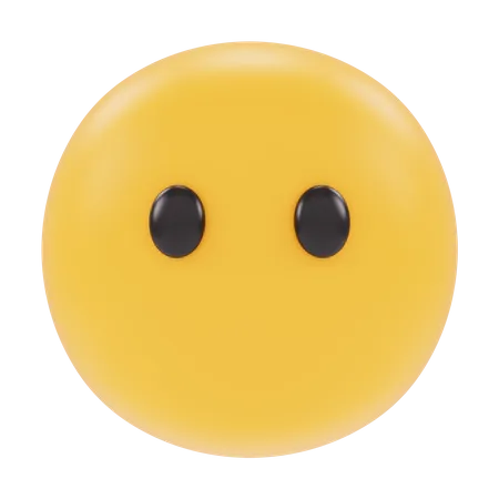 Emoji mudo  3D Icon