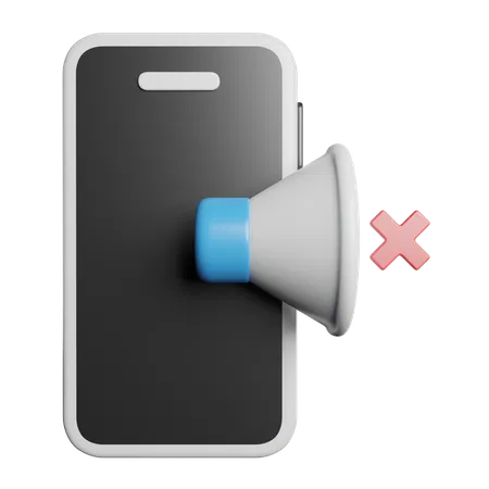 Silencioso  3D Icon