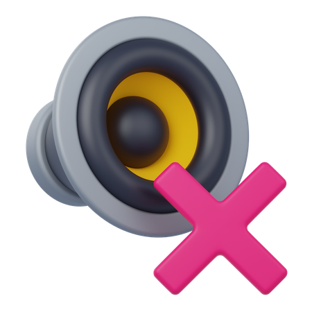 Silencioso  3D Icon