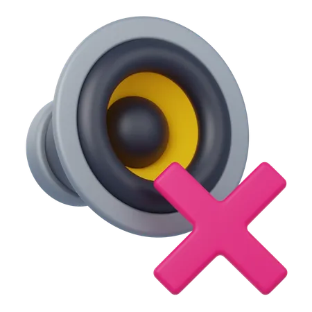 Silencioso  3D Icon