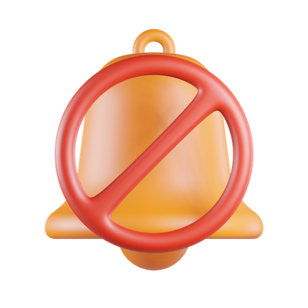 Silent mute notification  3D Icon