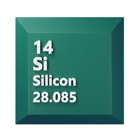 Silício  3D Icon