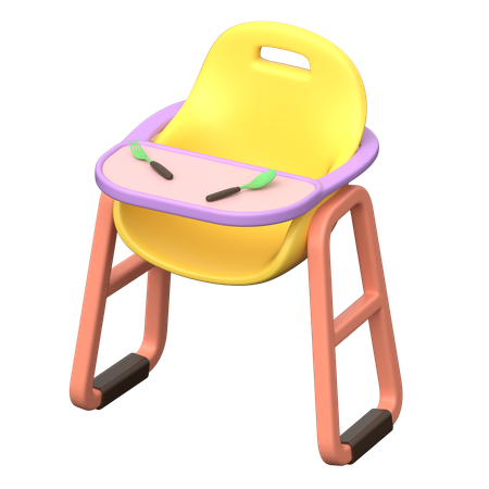 Silla para bebé  3D Icon