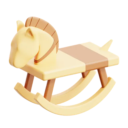 Silla de caballo  3D Icon