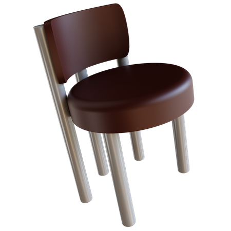 Silla de cafe  3D Icon