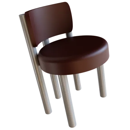 Silla de cafe  3D Icon