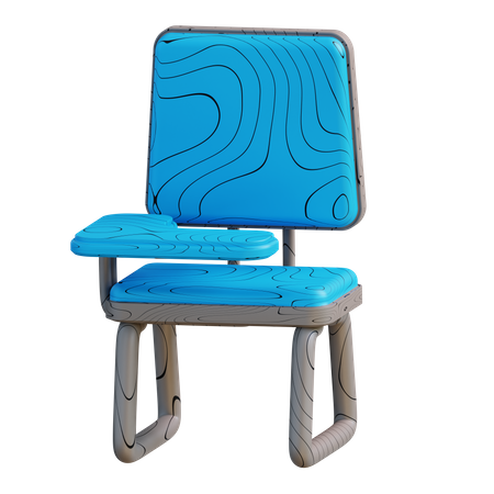 Silla de aula  3D Icon