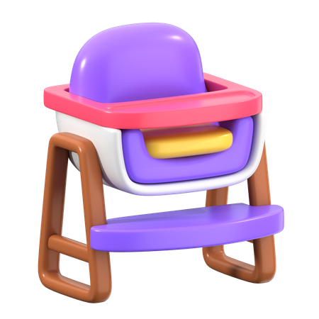 Silla para bebé  3D Icon