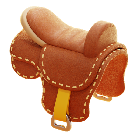 Silla de montar a caballo  3D Icon