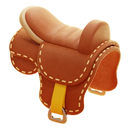 Silla de montar a caballo  3D Icon