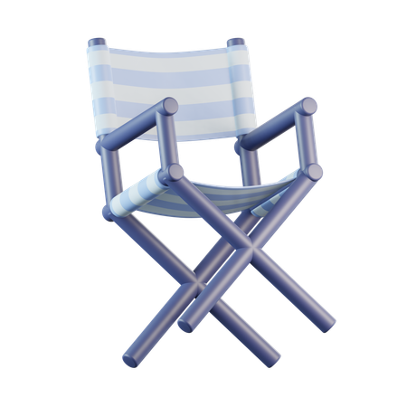 Silla de camping  3D Icon