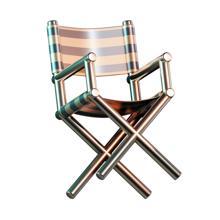 Silla de camping  3D Icon