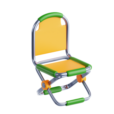Silla de camping  3D Icon