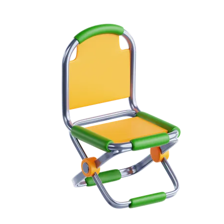Silla de camping  3D Icon