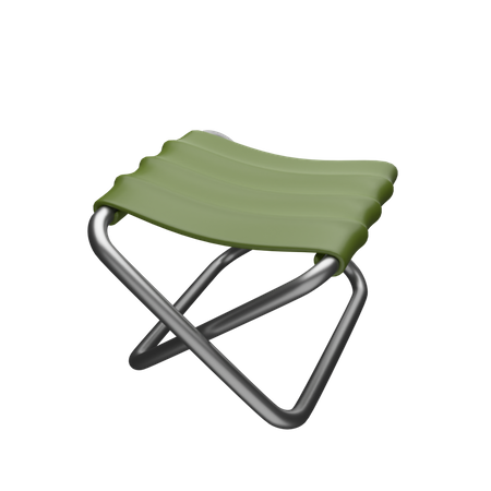 Silla de camping  3D Icon