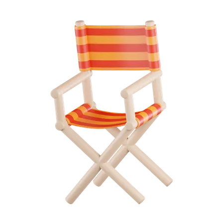 Silla de camping  3D Icon