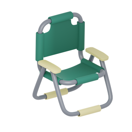 Silla de camping  3D Icon