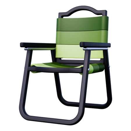 Silla de camping  3D Icon