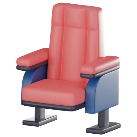 Silla de cine  3D Icon