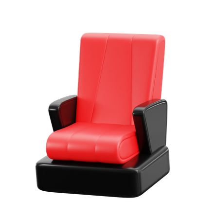 Silla de cine  3D Icon