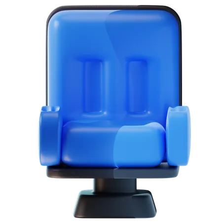 Silla de cine  3D Icon