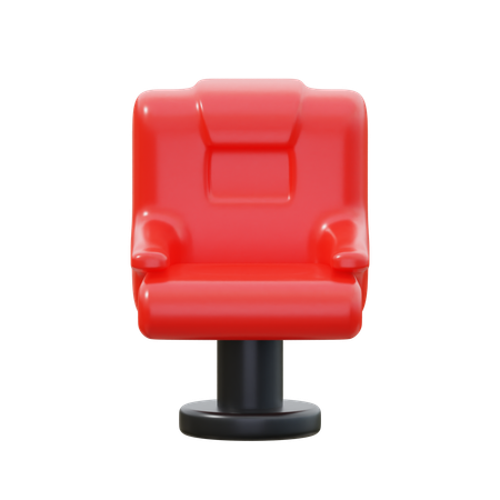 Silla de cine  3D Icon