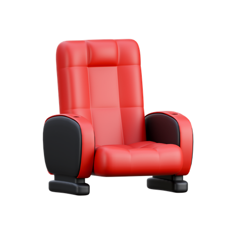 Silla de cine  3D Icon