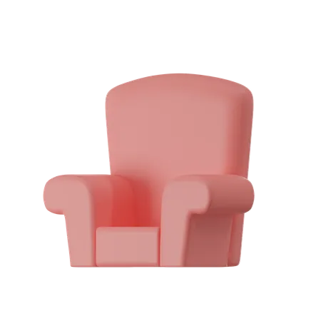 Silla de cine  3D Icon