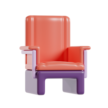 Silla de cine  3D Icon