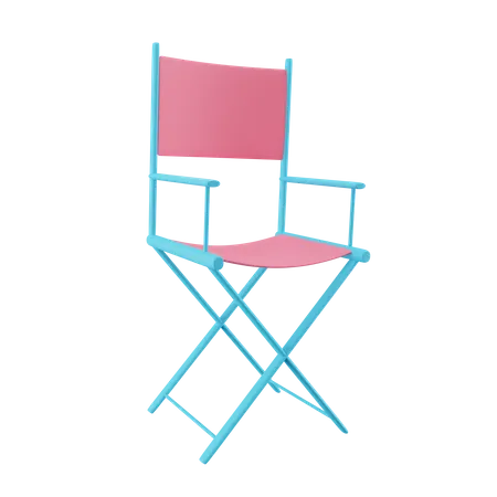 Silla de directores de cine  3D Icon