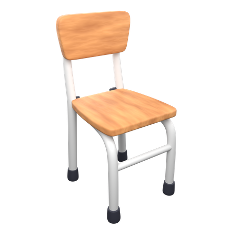 Silla de estudiante  3D Icon