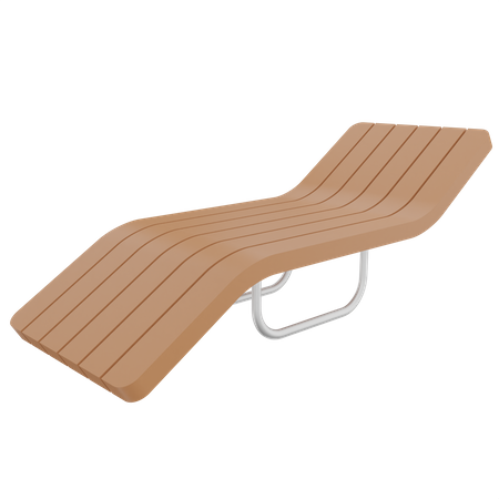 Silla de playa  3D Illustration