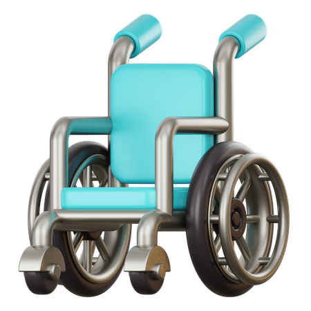 Silla de ruedas  3D Icon