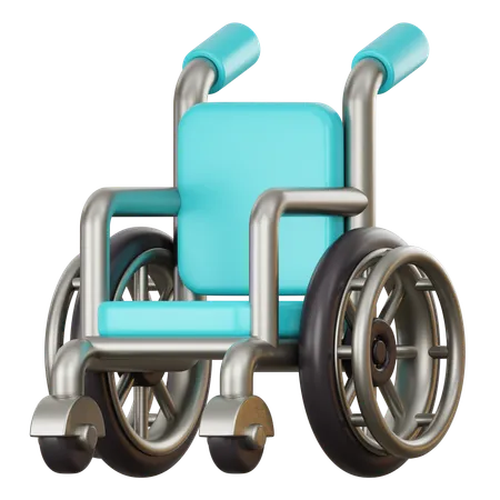 Silla de ruedas  3D Icon