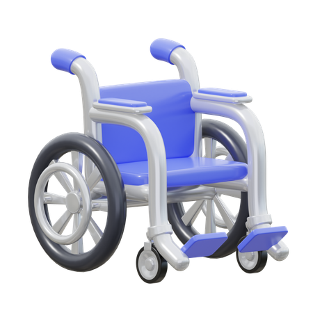 Silla de ruedas  3D Icon