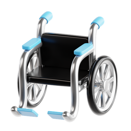 Silla de ruedas  3D Icon